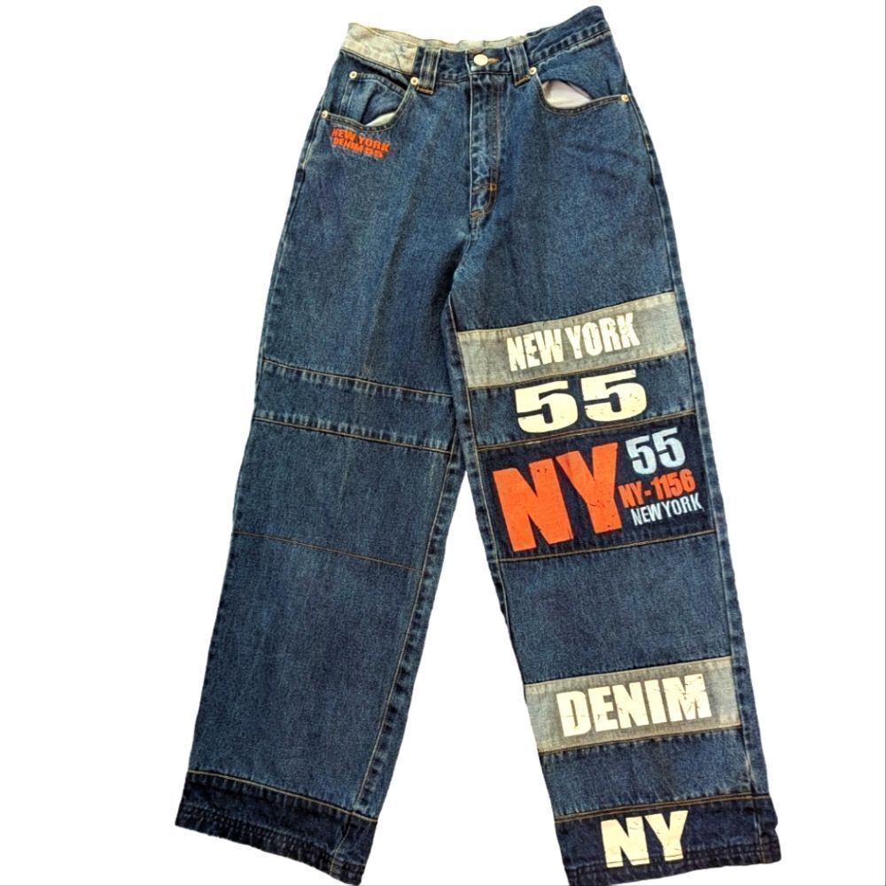 Boys vintage Y2K 4 da streets graphic print‎ NY jeans size 14